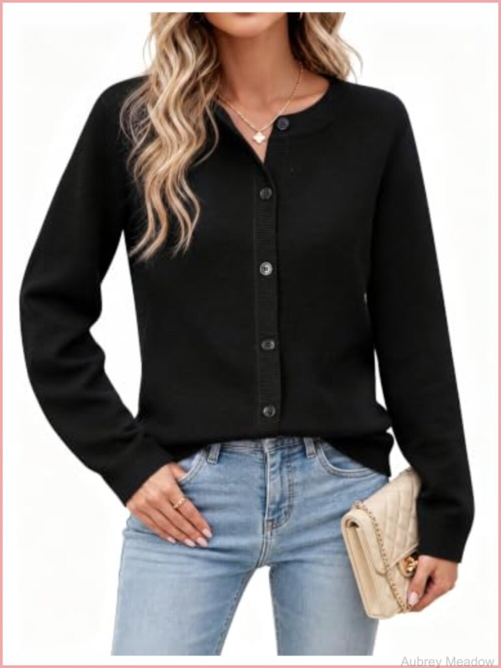 Lightweight Button Down Cardigan Sweater Business Casual